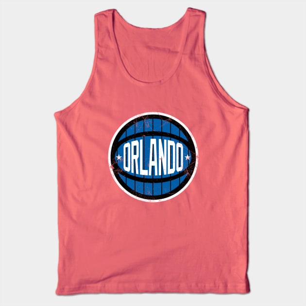 Orlando Retro Ball - Blue Tank Top by KFig21